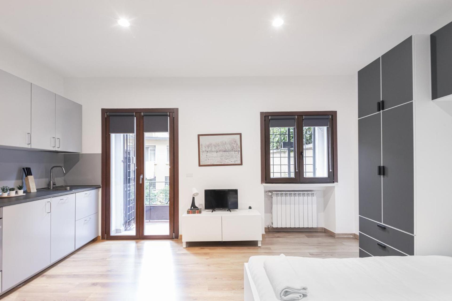 Apartament Easylife - Studio Con Balcone In Risorgimento Mediolan Zewnętrze zdjęcie